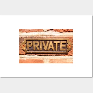 Private sign Posters and Art